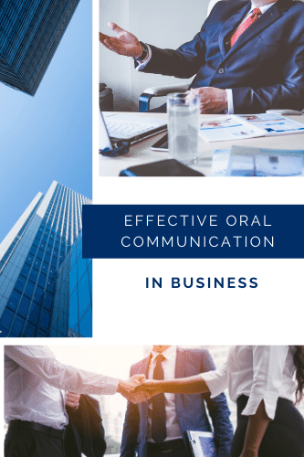 Effective Oral Communication In Business